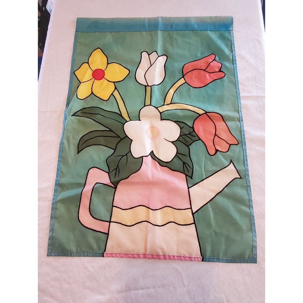 39×28 Large Garden Flowers Flag CB4/242